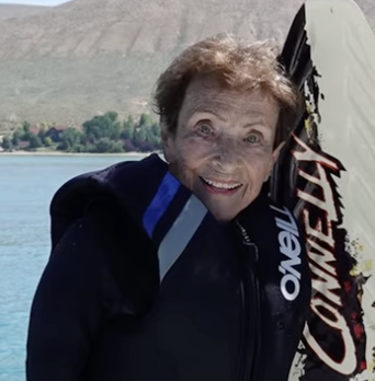 dwan young, the world's oldest waterskier